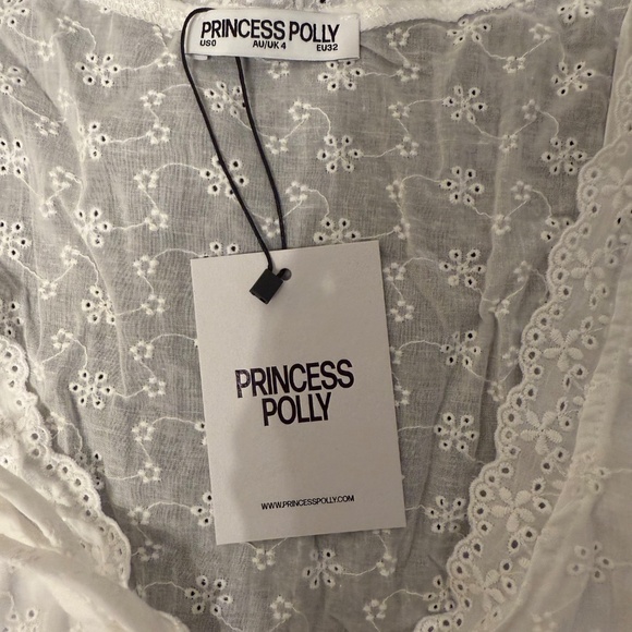 Princess Polly Mavie Broderie Top - Size 0 - Picture 8 of 9